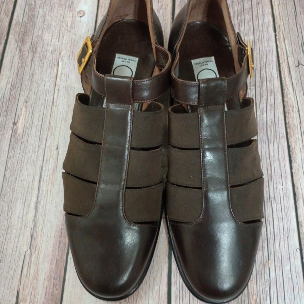 Donna Carolina Woman's Size 9 Brown Shoes - Picture 6 of 7